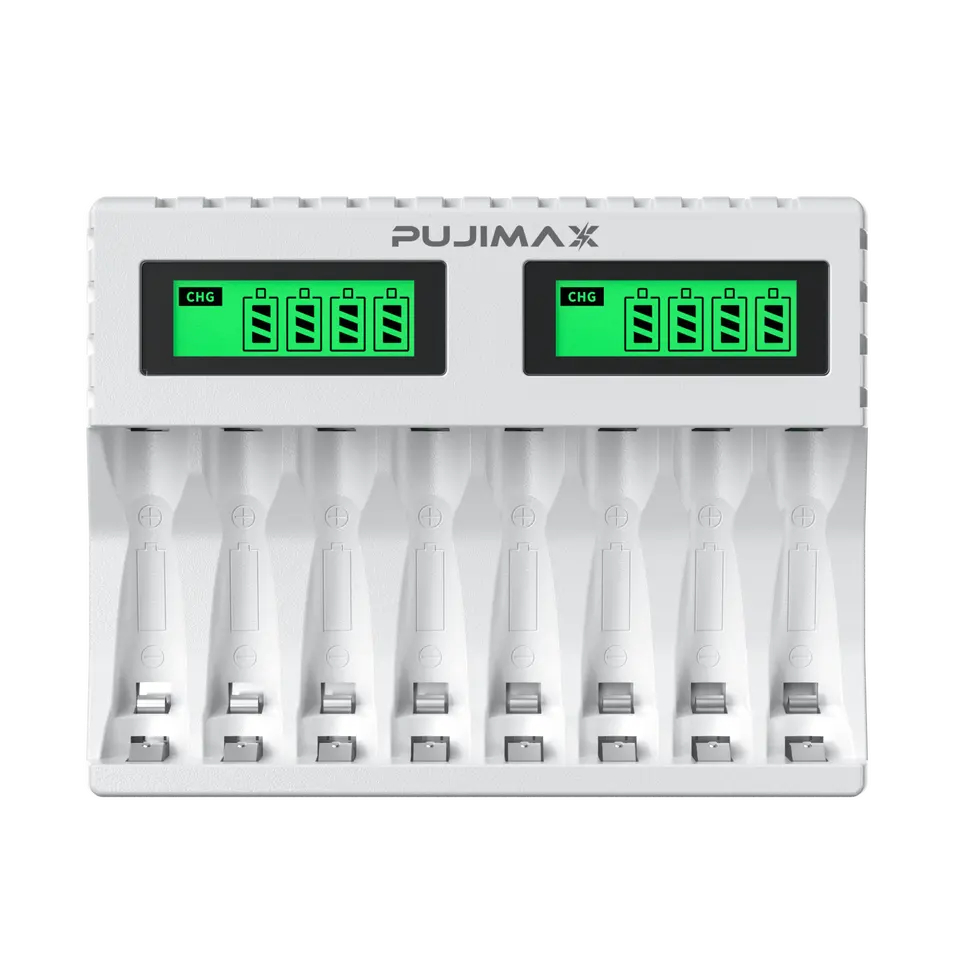 PUJIMAX 8-slot charger